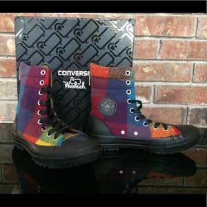 Converse woolrich size 5 multi color New In Box!